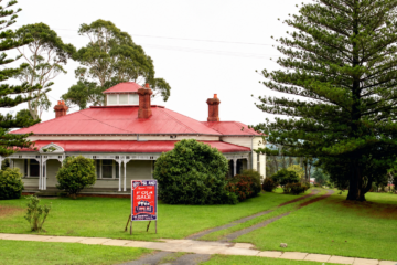 "Braeside" at 52 Radovick Street with its three Norfolk Island Pine trees is a landmark property in Korumburra.